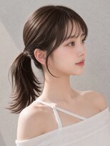 ユーフォリア 渋谷グランデ(Euphoria SHIBUYA GRANDE)&nbsp;小顔前髪顔周りレイヤーシースルーバングおくれ毛もみあげライン