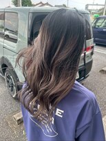 クラン バイ ナチュラル(clan by Natural) 外国人風グラデーションロング/ミルクティーグレージュ/大人女子