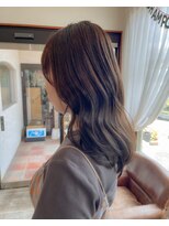 セットアップ 岡山北長瀬店(SET-UP) オリーブグレージュ髪質改善カラー透明感ブリーチ無し
