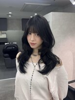 ジーニー 千葉(GENiE)&nbsp;韓国レイヤーカット/ハッシュカット/ブルーブラック【佐藤詩門】