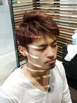 ヘアーデザイン ユラ フォーメン(HAIR DESIGN YURA FOR MEN)&nbsp;ツーブロックレッドカラー　～HAIR　DESIGN　YURA～