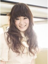 ナオシ トレス 富雄店(nao*c tres)&nbsp;【nao*c富雄店】マロンベージュアッシュ/ゆるふわロングスタイル