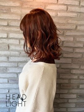 アーサス ヘアー デザイン 研究学園 学園の森店(Ursus hair Design) ピンクアプリコット×ローレイヤー