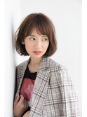 加藤貴大40代人気な大人可愛いふんわりボブスタイル
