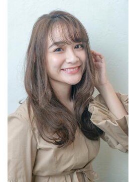 ミンクス 銀座店(MINX) ベージュ系カラーがかわいいロングレイヤー【銀座×30代】