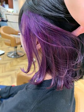 オリジン サロン(THE ORIGIN'S SALON) インナーカラー　ラベンダーバイオレット