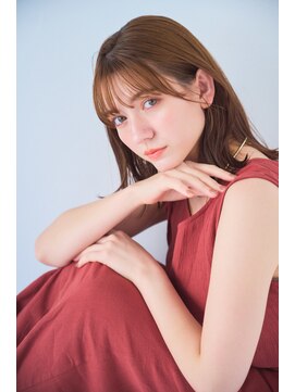 リトル 仙台(little) 小顔シースルーバングくびれミディアム