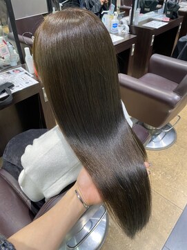 ゼスト フィーノ(ZEST fino) 【ZEST立川 橋本姫奈】髪質改善×赤み消しオリーブベージュ