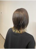 トップウィッグ+インナーカラー