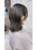 大人可愛いショコラアッシュヘルシースタイルふんわりカール