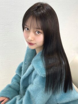 オーロ 緑地公園店(ORO) *ぱっつん暗髪ストレート