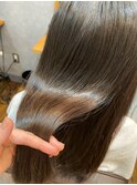 ナチュラル縮毛矯正 ツヤ髪ロング