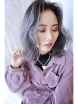 グランアージュ 船橋南口店(grandage) かきあげ前髪/グレーカラー/モノトーン/船橋