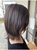 きりっぱボブ×秋カラー