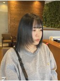 顔周りレイヤーミディアムスタイル