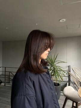 リバレッジ 広尾(Leverage) 大人海外ロブフェイスレイヤー:Maho Toda