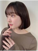 イメチェン/ハッシュカット/フルバング/似合せカット/甲府駅