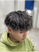 【菊地瞬平】パーマ×ハイライト(横浜/メンズパーマ)