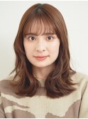 ★外ハネボブ/エギョモリ/菱形ボブ/ペールベージュ[新宿]
