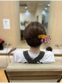 祭りヘアセット