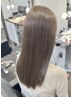 【ダメージレスカラー◎】ブリーチなしダブルカラー+カット+トリートメント