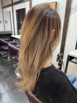 アクアマリン8810 ハチハチイチゼロ(AQUA MARINE 8810) アンブレラカラー/こなれミディ/イメチェン/前髪/北習志野