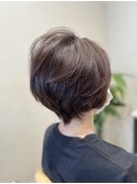 丸みショートボブ