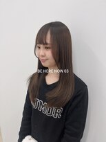 ビーヒアナウ N゜03 金沢駅西店(BE HERE NOW)&nbsp;【韓国ヘア/レイヤーカット/ローレイヤー/グレージュ】