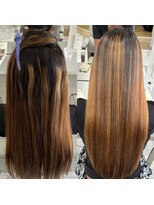 キング 枚方店(K!ng)&nbsp;縮毛矯正髪質改善ハイライトレイヤーカット枚方美容室エクステ