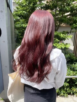 フラム 渋谷(flamme) ◯ブリーチなしボルドー