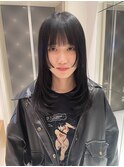 髪質改善縮毛矯正レイヤーカット顔周り艶髪黒髪仙台