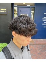 ミンナノポリシー(MIN NANO//POLICY)&nbsp;直毛からのイメチェン/シャドパーマ/メンズパーマ