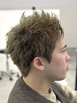 ウィル バイ ブラウン(Vir by Brown) メンズショート×オリーブベージュ