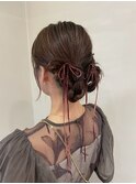 ヘアアレンジ/ツインアレンジ/パーティースタイル
