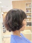 パーマ風グラデーションボブ2