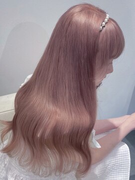 ベレーザ 渋谷(BELEZA) 16080ブリーチ＆ダブルカラーナチュラルブラウンパールベージュ