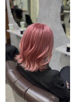 グラッジ 池袋(GLADGE)&nbsp;ブリーチ２回×コーラルピンク