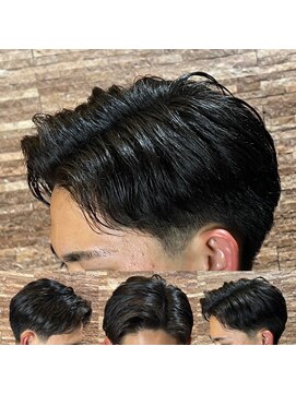 アールドボーテ 理容室(R de Beaute) 銀座 七三分け ショートスタイル