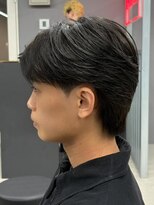 エルマーク 京都駅前(L-MARK)&nbsp;ニュアンスパーマ/センターパート/マッシュ/カルマパーマ/メンズ