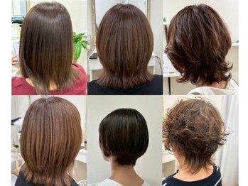 アリー(ALII)の写真/白髪染めも艶やかに。長住の髪質改善＆頭浸浴で叶う“若見え艶髪”と上質カラー。