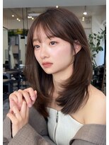 コート 青山(Cote)&nbsp;レイヤーカット ミディアムレイヤー ピンクベージュ
