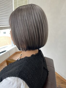 シールドヘアー 沖縄 新都心(C'LD Hair) 那覇美容室/おもろまち美容室/ボブ/ブリーチ/ミルクティー
