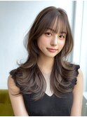 吉祥寺/ミルクティーブロンド/ダークブルー/デジタルパーマ