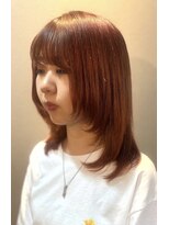 エレノア 立川北口(Eleanor)&nbsp;顔周りレイヤー、オレンジカラー