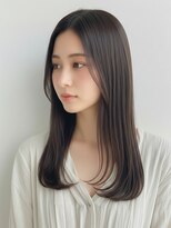 ディアーナ(DIANA)&nbsp;髪質改善カラーシアーグレージュ艶髪ストレートロング夏カラー