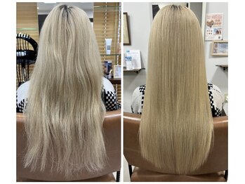 ソワンドゥブレス 大日店 (soin de brace)の写真/ブリーチやカラーのダメージに潤いを！ケラチントリートメントで憧れの髪へ