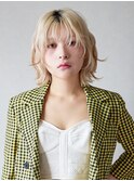 抜け感カールヘア