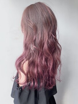 アイティー バイ アルバム 浦和店(IT by ALBUM) ピンクベージュ_フェミニンロングダークアッシュ_ba243601