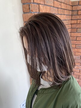 アットラップレーヴ(attrape-reve) 【シークレットハイライト】イルミナカラー×外ハネボブ