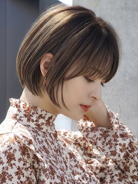 エインアンリー 表参道(AIN.ANLY.) 前髪あり大人ショートボブ20代30代40代【AIN.表参道】川原大地